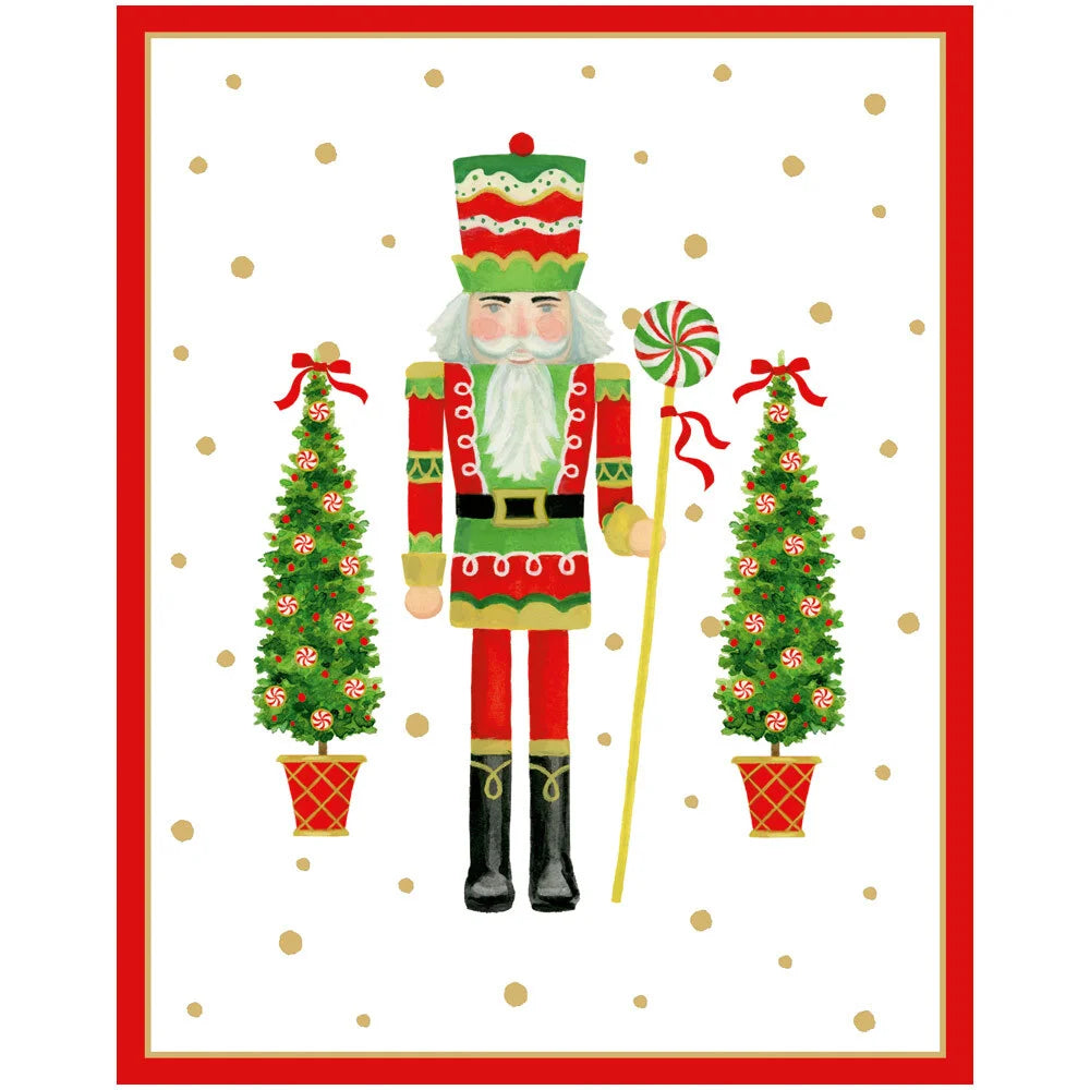 Petite Boxed Christmas Cards - Lollipop Nutcracker