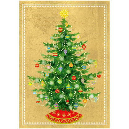 Boxed Christmas Cards - Shining Christmas Tree