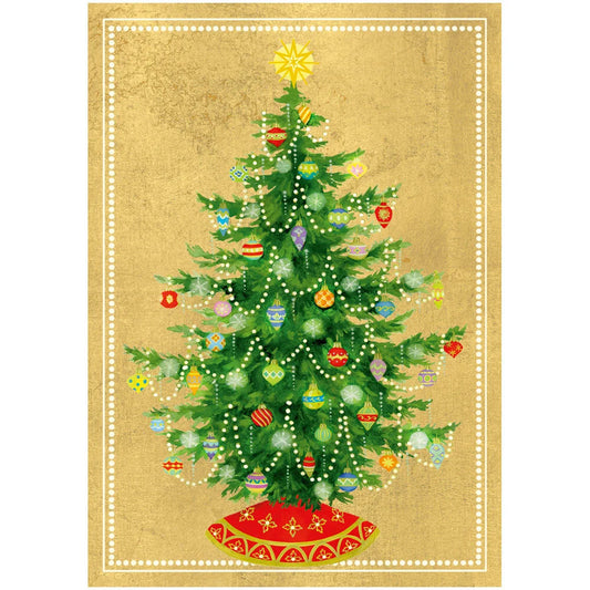 Boxed Christmas Cards - Shining Christmas Tree