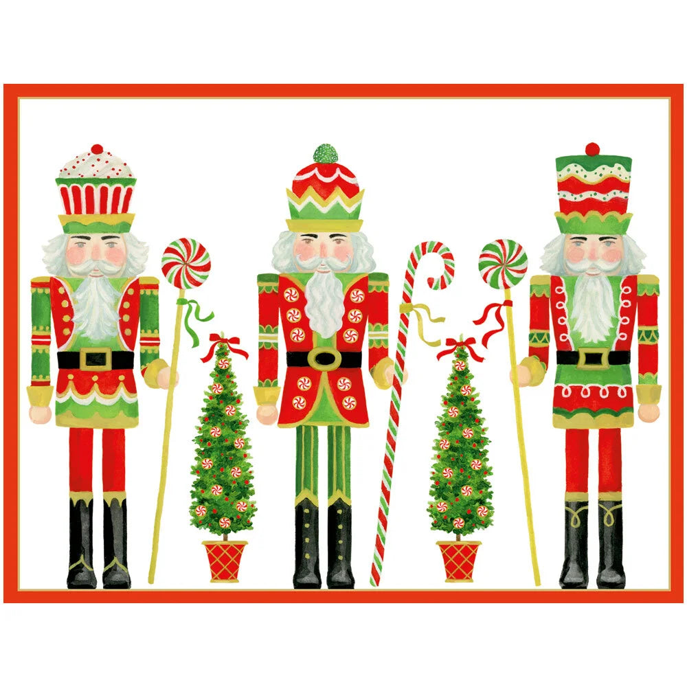Boxed Christmas Cards - Row of Nutcrackers