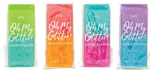 Oh My Glitter! Jumbo Erasers