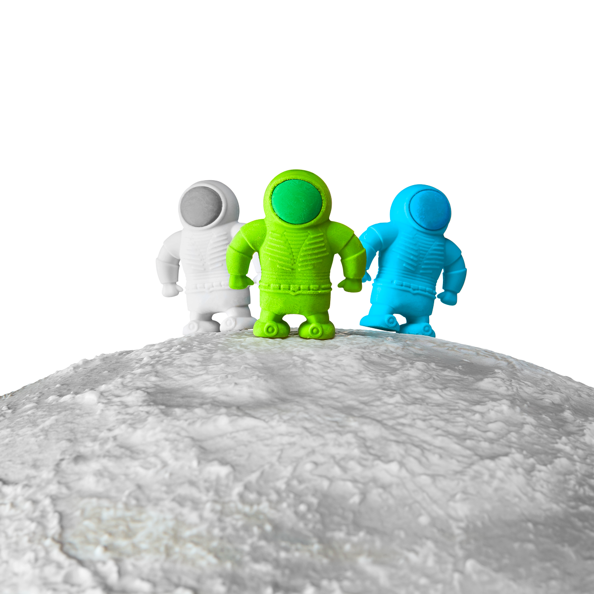 Astronaut Erasers - Set of 3
