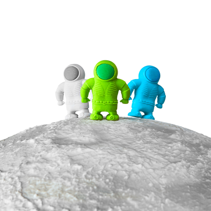 Astronaut Erasers - Set of 3