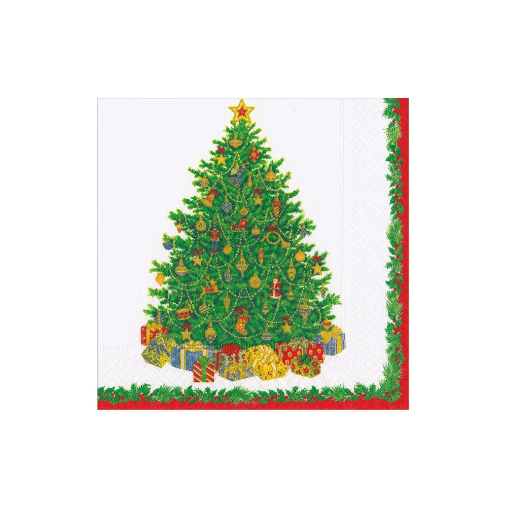 Cocktail Napkins - Christmas Tree