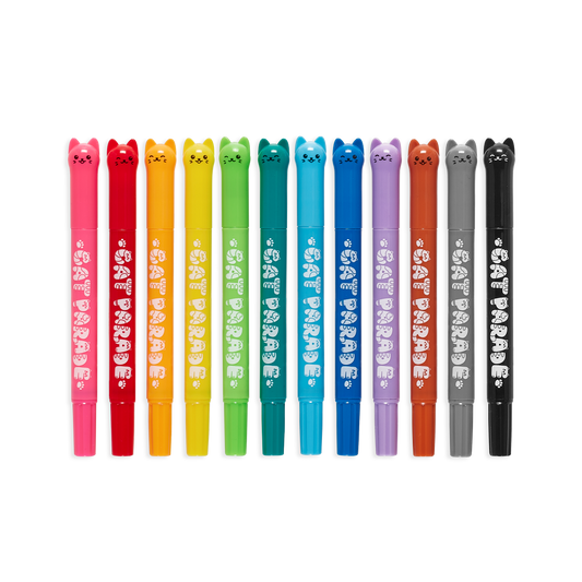 Cat Parade Gel Crayons - Set of 12