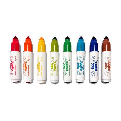 Jumbo Jots Dual Tip Dinosaur Stamp Markers