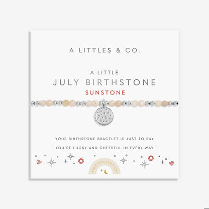 Kids' A Little Bracelet Birthstone - July