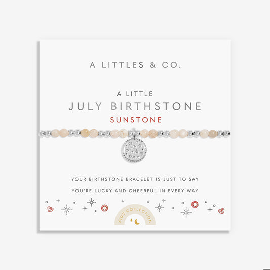 Kids' A Little Bracelet Birthstone - July