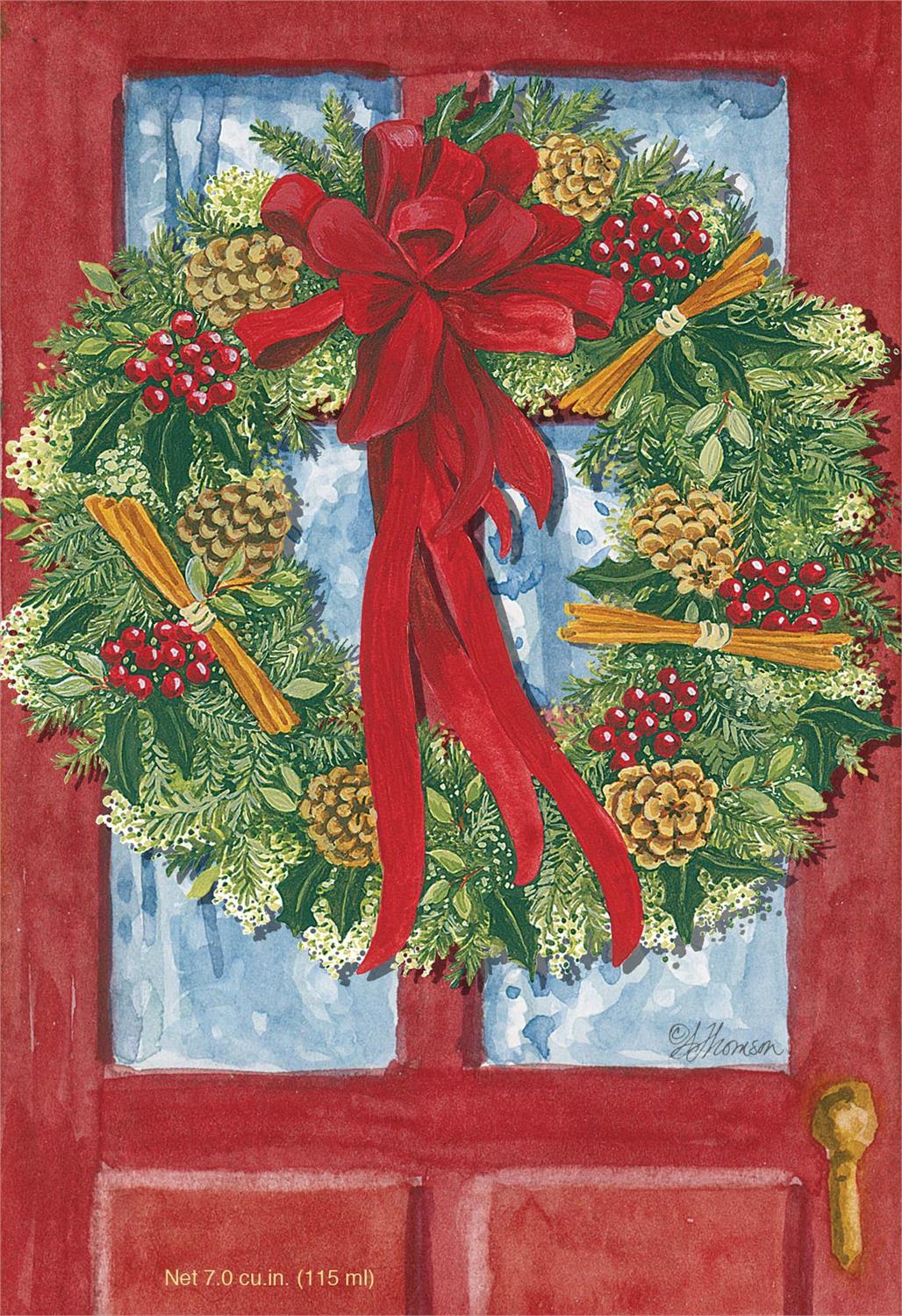 Fresh Scents Sachet - Red Door Wreath