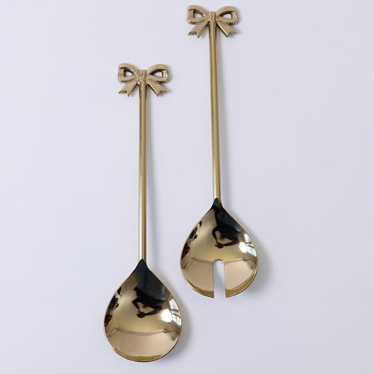 Salad Server Set Bow