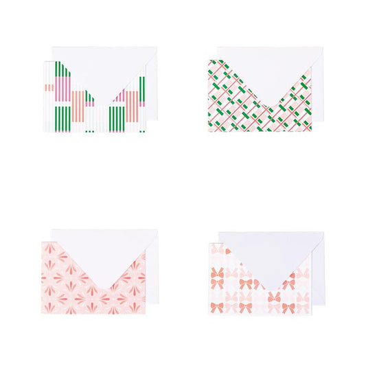 Notecard Boxed Set - Pink & Green