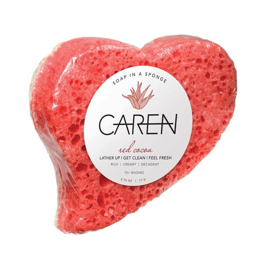 Heart Soap Sponge - Red Cocoa