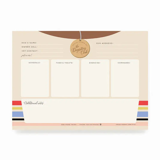 Dogsitters Club Notepad