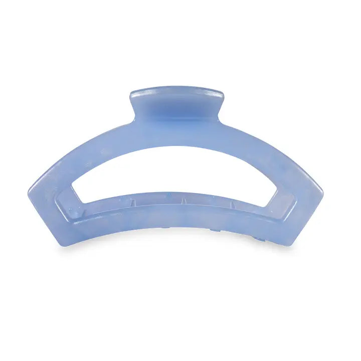 Medium Open Hair Clip - Blue Lagoon