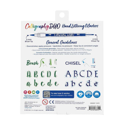 Calligraphy Duo Double-Ended Markers - Set of 12