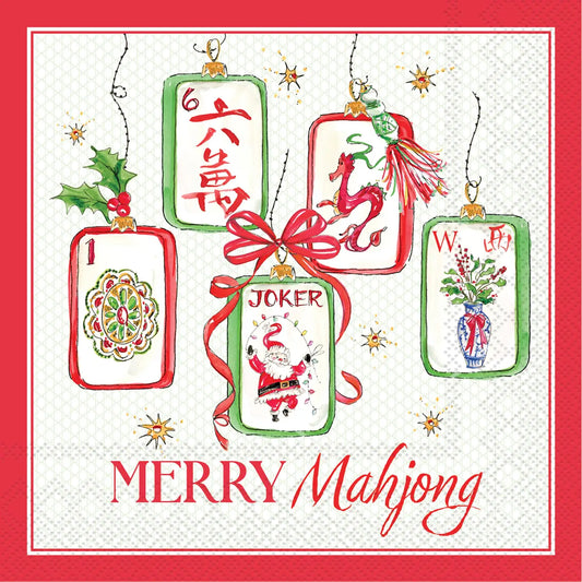 Cocktail Napkin -  Merry Mahjong