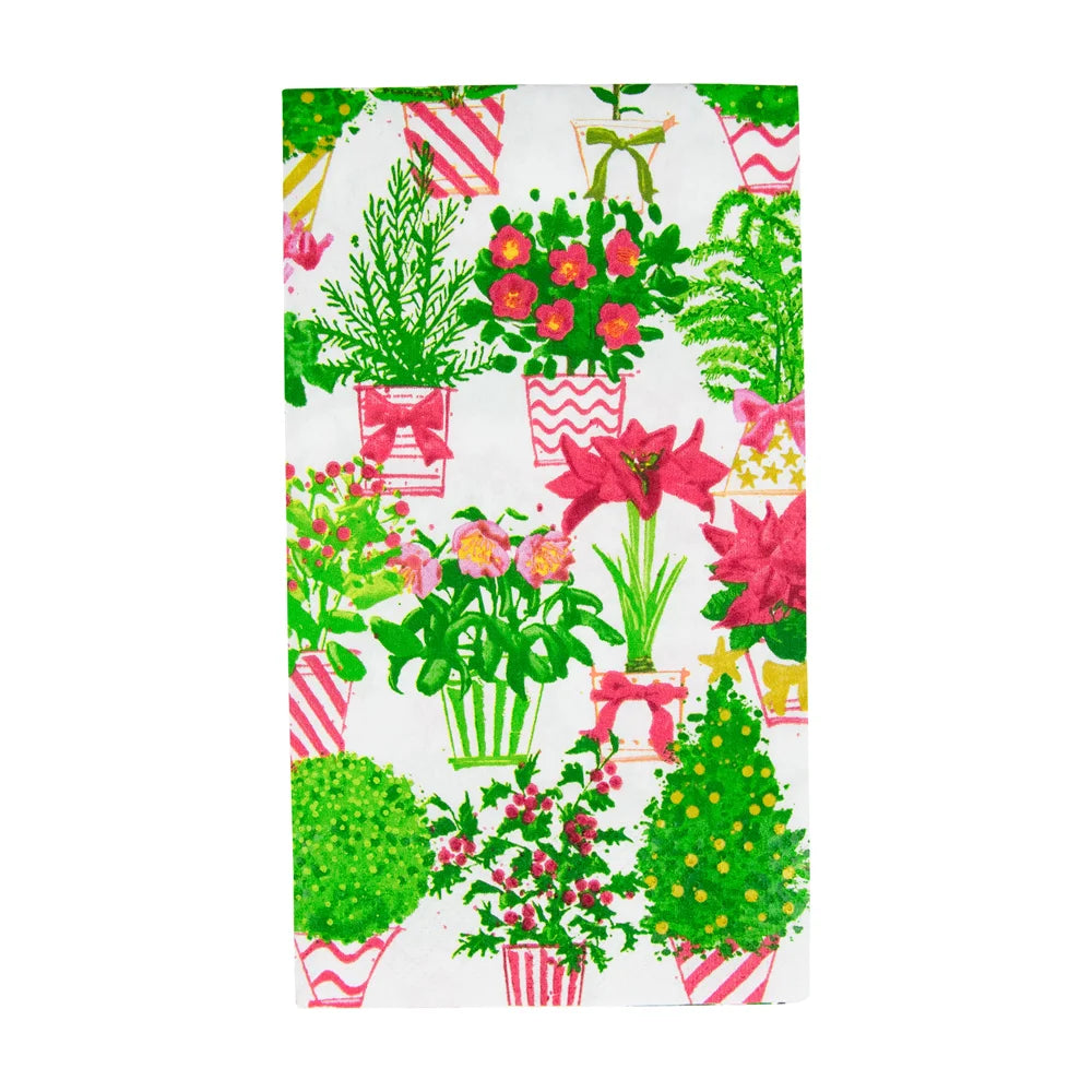 Guest Towel - Christmas Flower Market