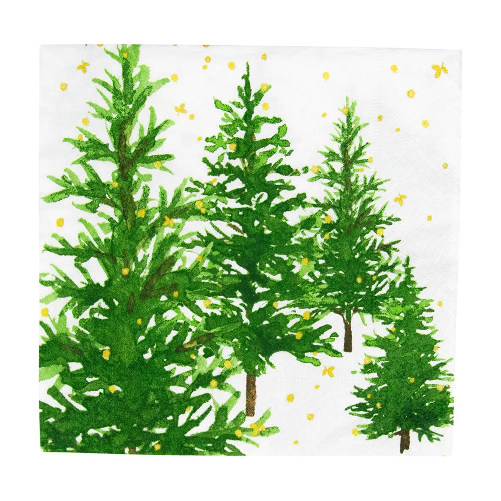 Luncheon Napkin - White Christmas