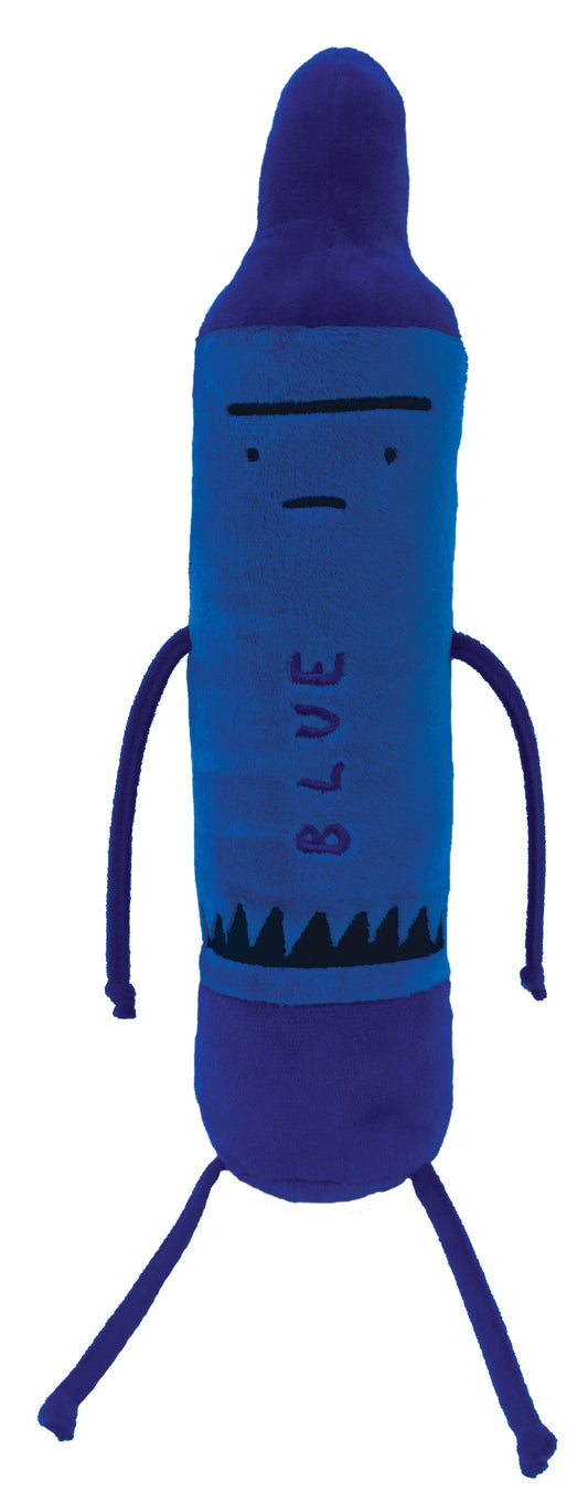 The Day the Crayons Quit - Blue Plush