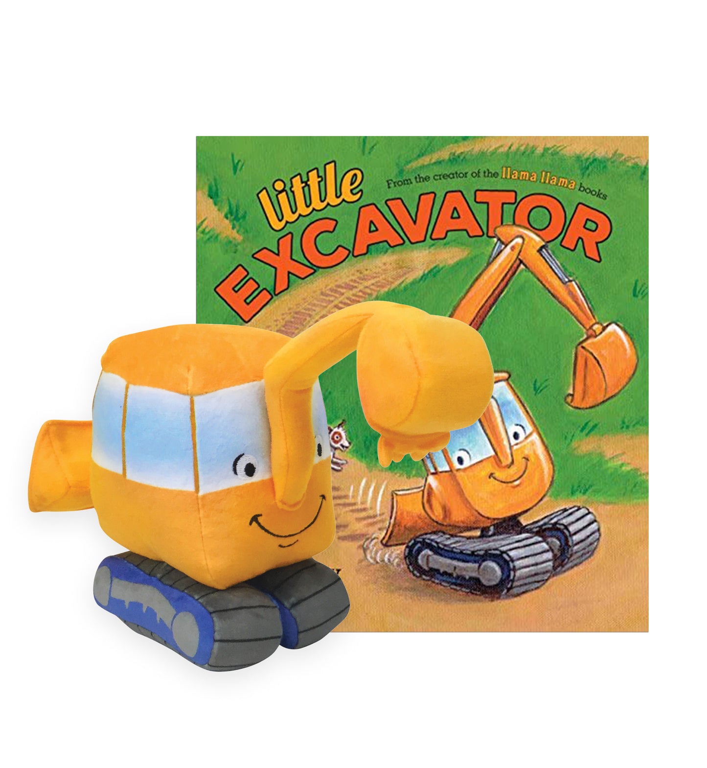 Little Excavator Doll & Book Gift Set