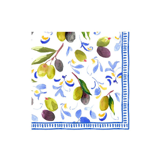 Mediterranean Blue Cocktail Napkin