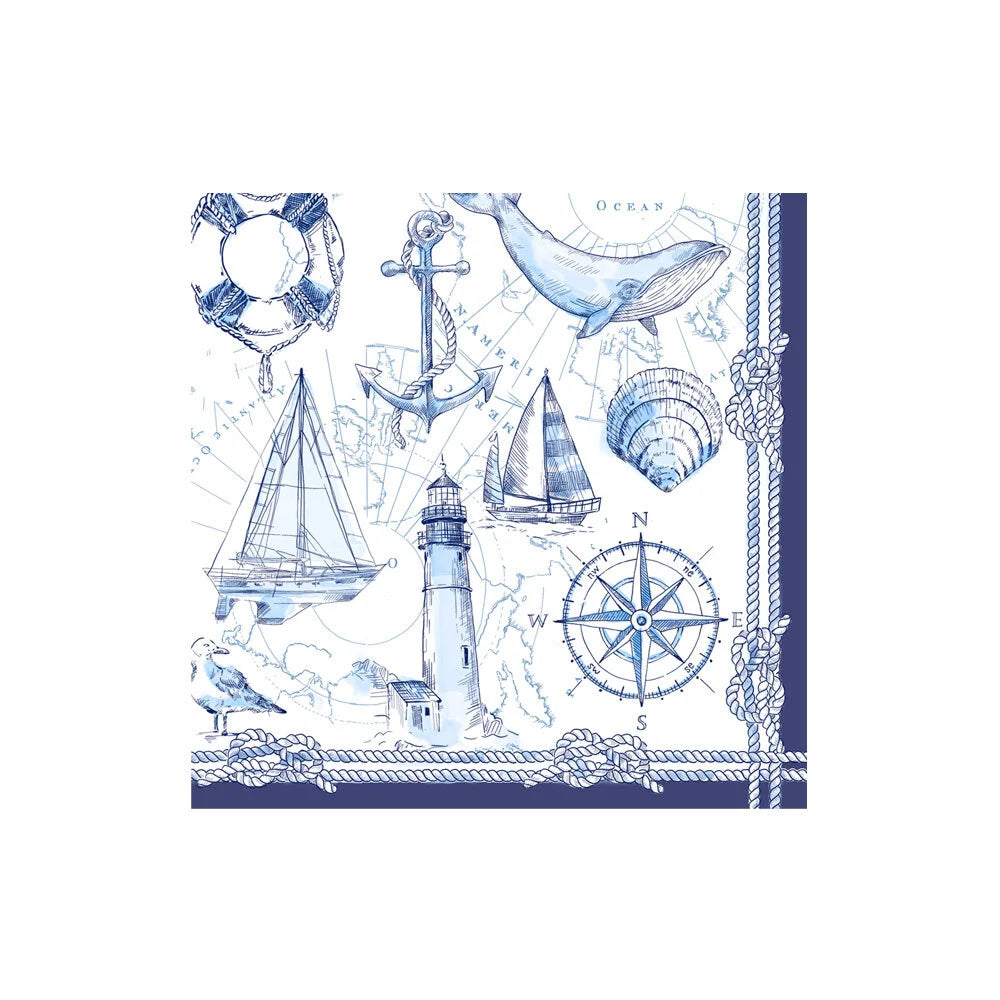 Cocktail Napkin - To The Lighthouse
