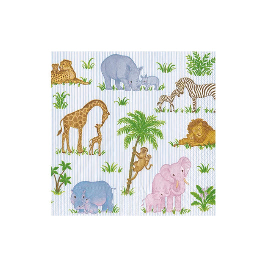 Cocktail Napkin - Safari Baby
