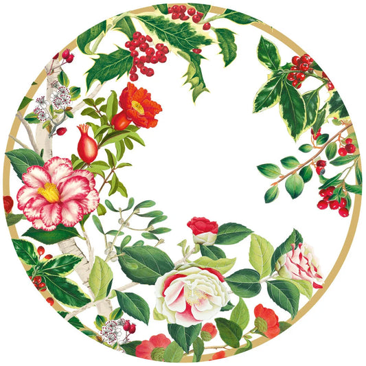 Dinner Plates - Christmas Chinoiserie White