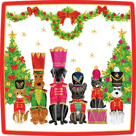 Salad/Dessert Plate - Toy Soldier Pets