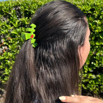 Small Classic Hair Clip - Locally Grown Tomato