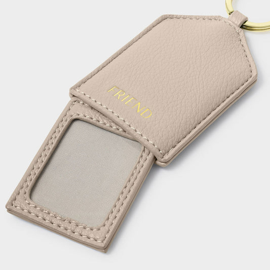 Hidden Photo Keyring - Friend - Oyster
