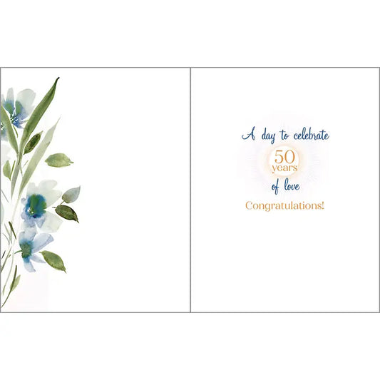 50th Anniversary Greeting Card