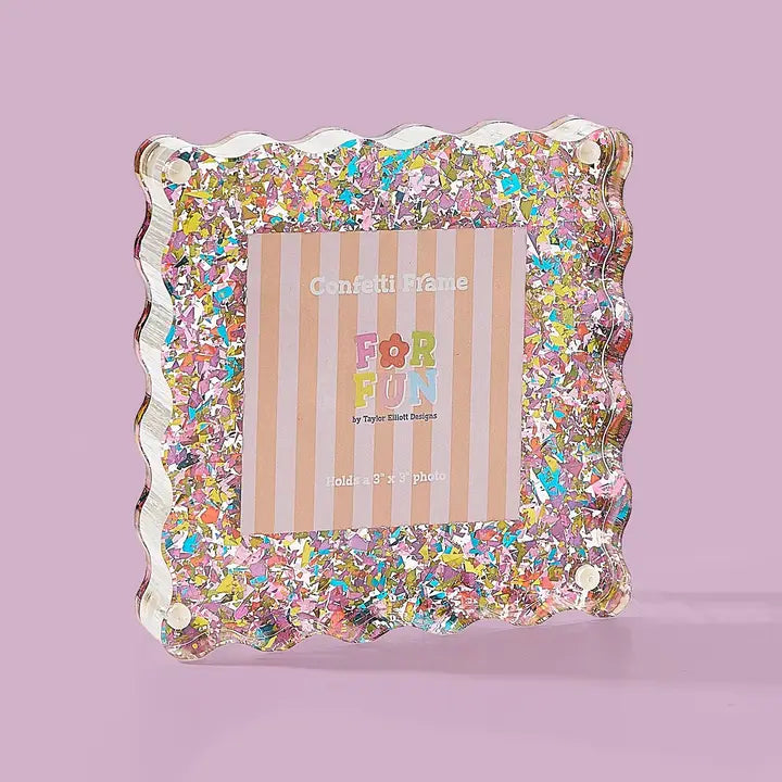 Happy Confetti Frame - Small
