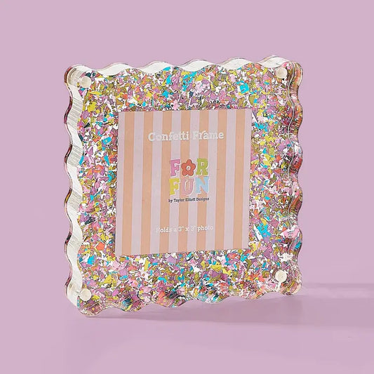 Happy Confetti Frame - Small
