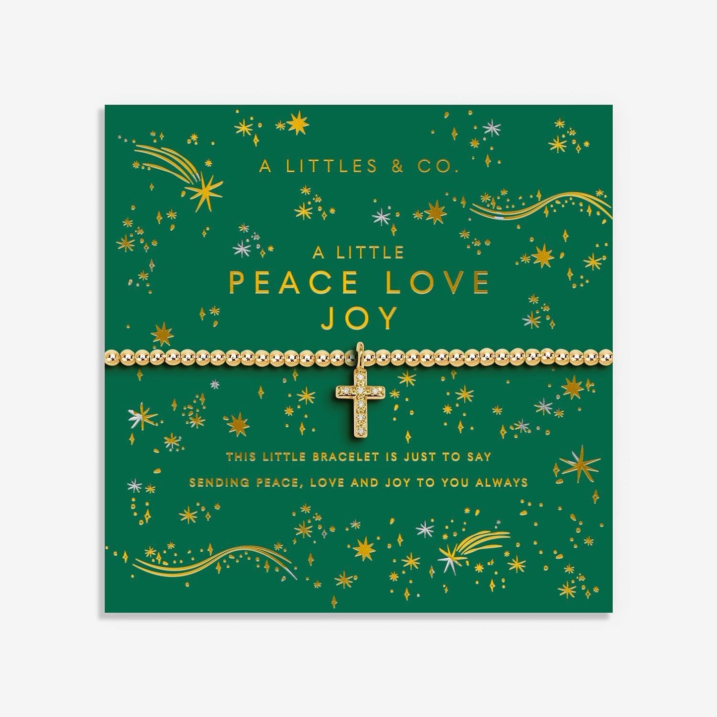 A Little Bracelet Christmas - Peace Love Joy
