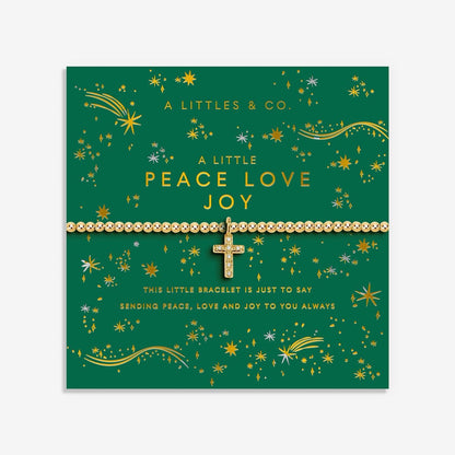 A Little Bracelet Christmas - Peace Love Joy