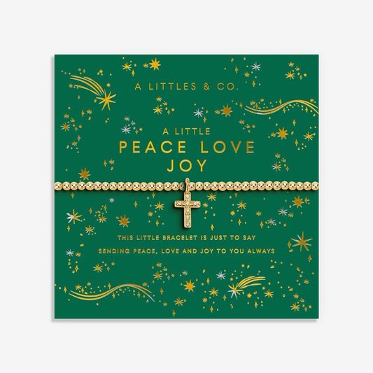 A Little Bracelet Christmas - Peace Love Joy