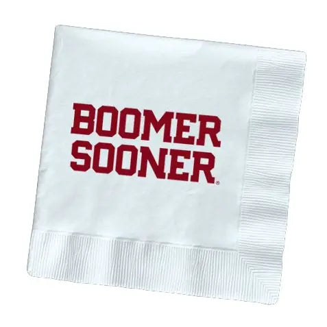 OU Boomer Sooner Beverage Napkins - 20CT