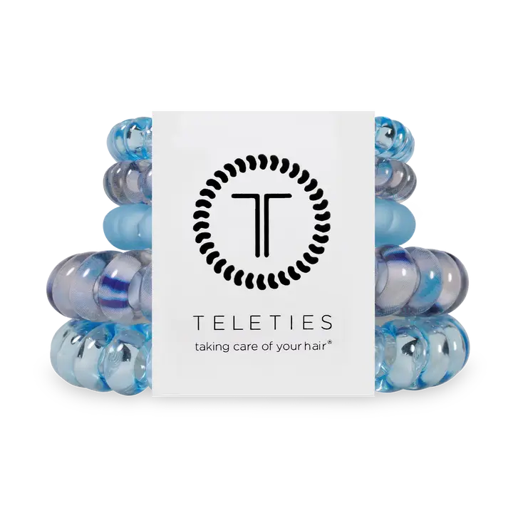 Mix Pack Spiral Hair Coils - Blue Lagoon