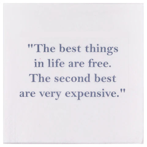 Cocktail Napkins - The Best Things in Life