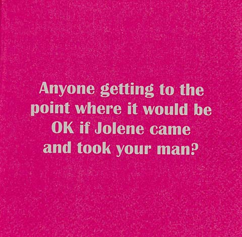 Cocktail Napkins - Anyone getting to the point...