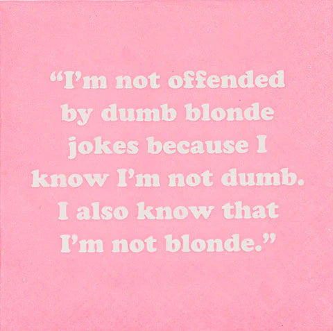 Cocktail Napkins - I'm Not Offended
