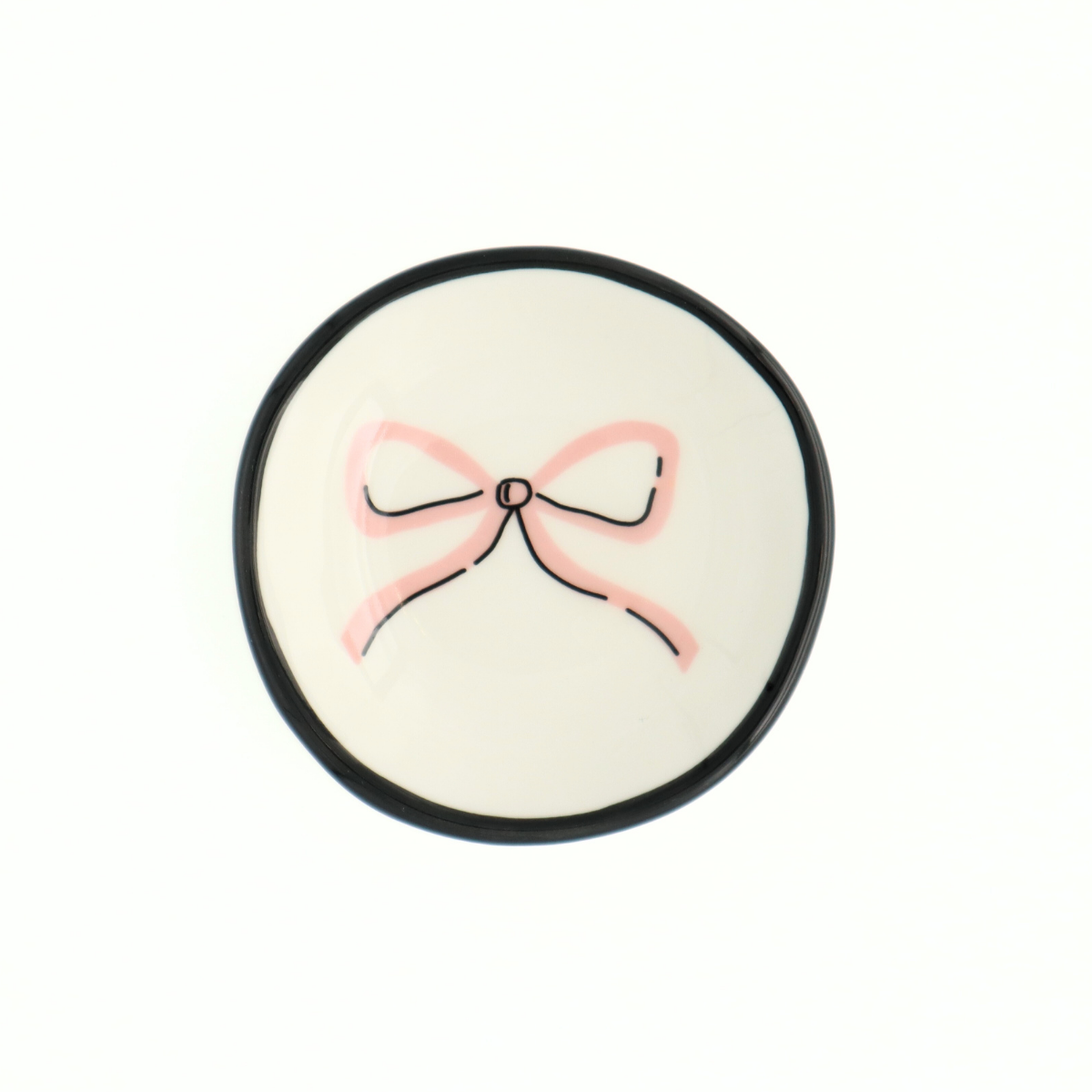 Ring Dish - Pastel Pink Bow