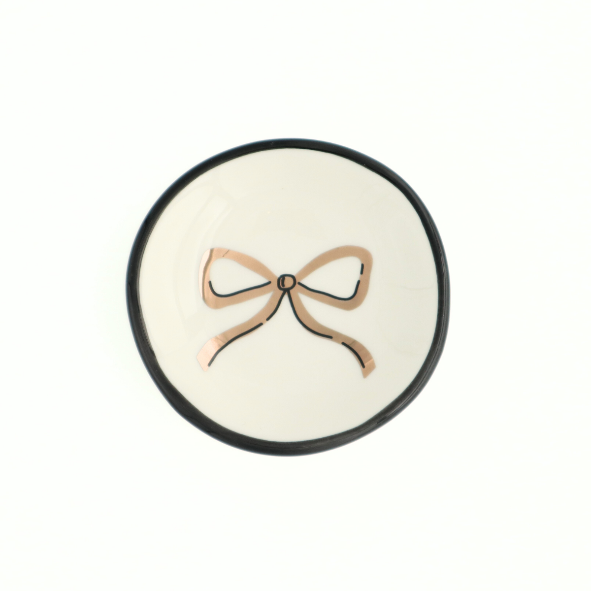 Ring Dish - Gold Bow