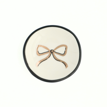 Ring Dish - Gold Bow