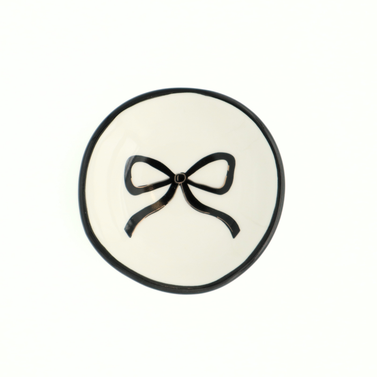 Ring Dish - Black Bow