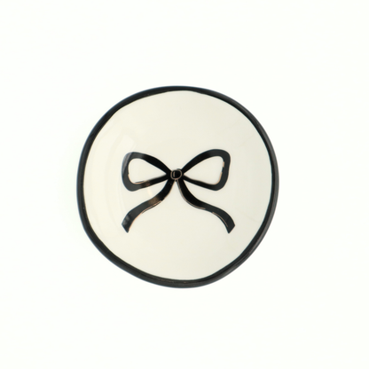 Ring Dish - Black Bow