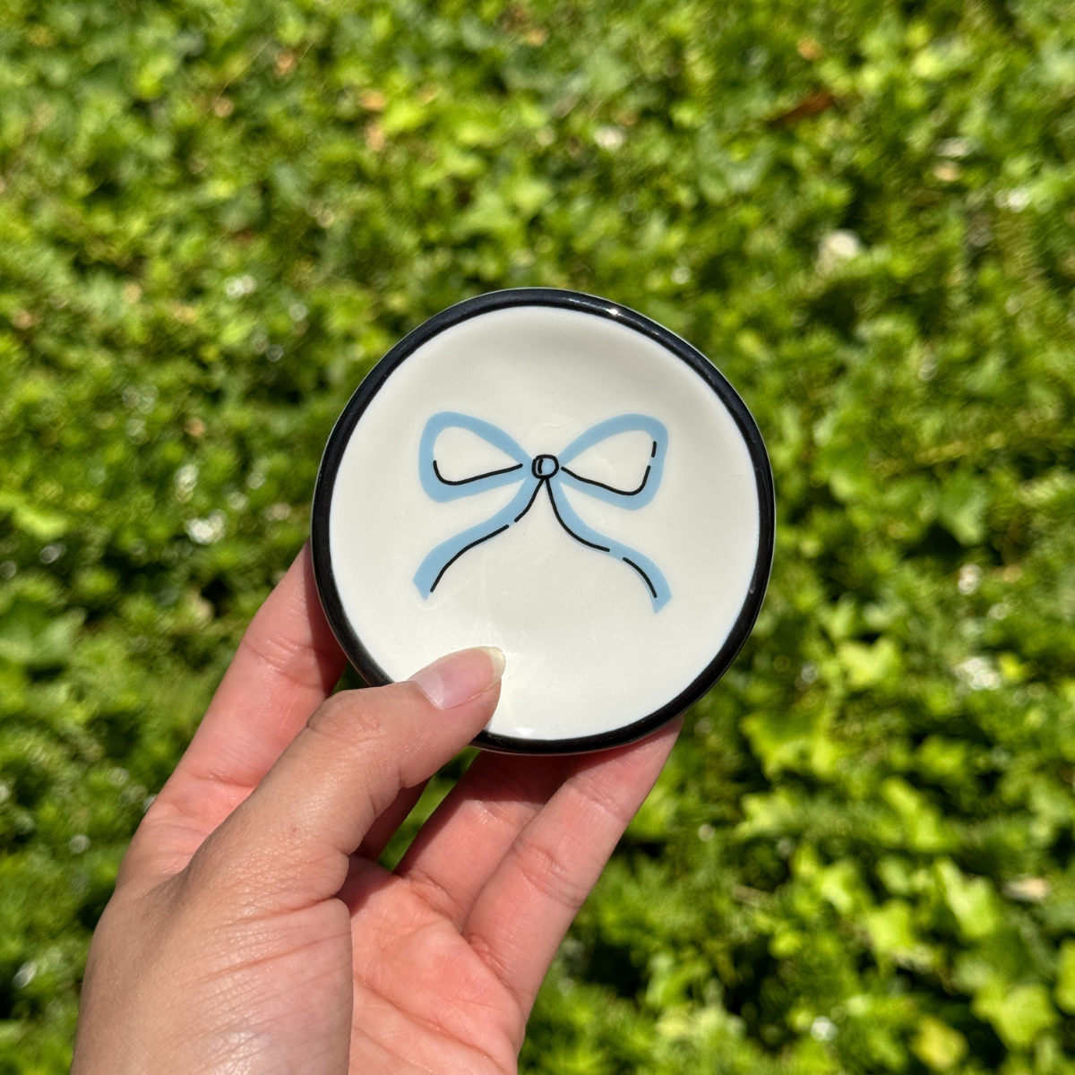 Ring Dish - Blue Bow
