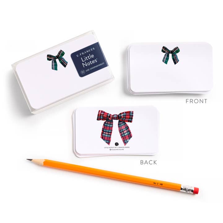 Little Notes - Plaid Bow