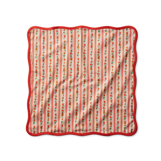 Cotton Napkins, Set of 4 - Holly Jolly